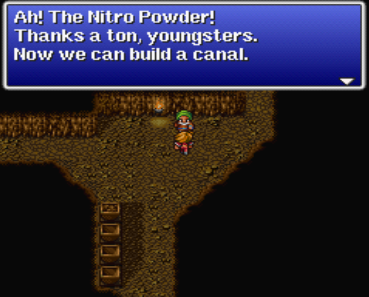 Nitro Powder to dwarf in Mt Duergar